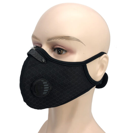 Sports mask with high quality breathing valve filtration